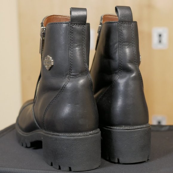 Harley Davidson Women's Amherst Motorcycle Booties - Picture 5 of 6